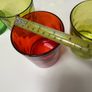Set of colourful glass Image 5