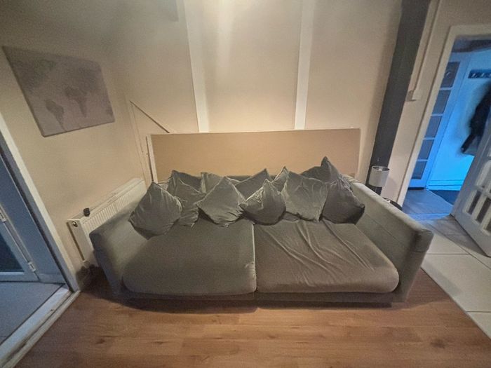grey sofa
