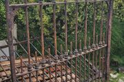 Victorian wrought iron gates