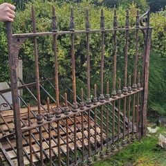 Victorian wrought iron gates