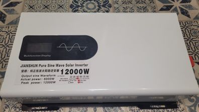 6000w/12000w, 48v DC, 240v, 50hz Pure Sine Wave Inverter.