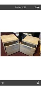 Bedside lockers