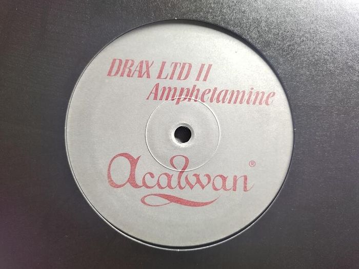 Drax II - Amphetamine - Acalwan Records - GERMAN Pressing - HARD Acid Trance BANGER! Absolutely RALLIED!