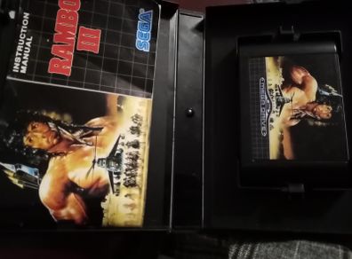 Sega Mega Drive Software Rambo III, w/ Manual, Boxed