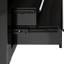 Workshop Trolley 5 Compartments Central Lockable Anti-slip Coating Wheels With Parking Brake Solid Metal Image 4