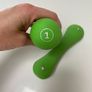 1kg Neoprene Hand Weights Image 3