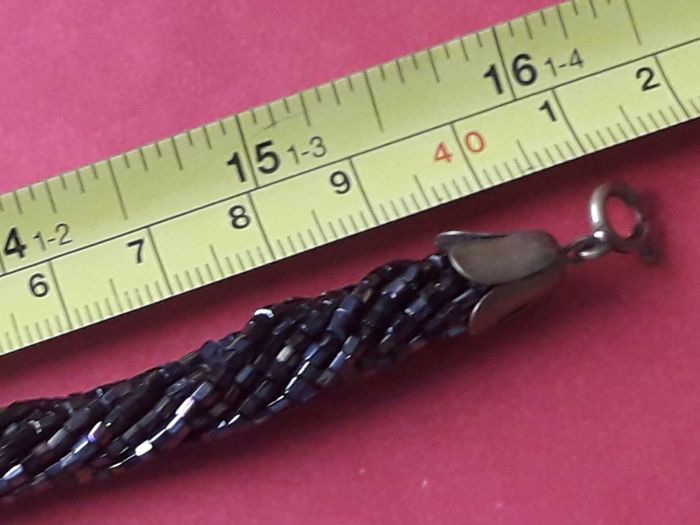 Vintage - Multi Strand -  Glass Necklace