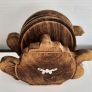 New wooden holder tea coasters and white mug Image 6