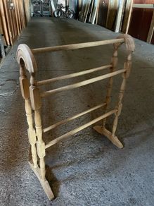 pine towel rail