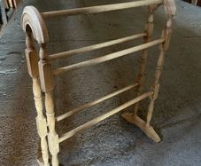 pine towel rail