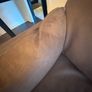 Leather sofa with original harvey Norman tag still attached Image 7