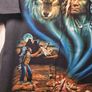 Vintage Wild T Shirt American Indian Wolf Camp Fire Print Front And Back Size Medium Image 4