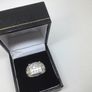 10ct White Gold 1.5ct Diamond Cocktail Ring. Size L 1/2 Image 2