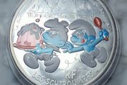 France 50 Euro Silver (.900) Uncirculated Coin 2020 - Greedy Smurf - The Smurfs