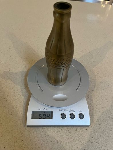 Coca Cola Brass Bottle
