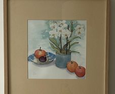 The Ripe Fig Watercolour