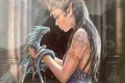 Anne Stokes canvas 10x8inch