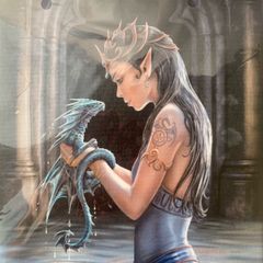 Anne Stokes canvas 10x8inch