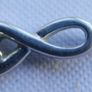 Vintage 9K White Gold Pendant Image 4