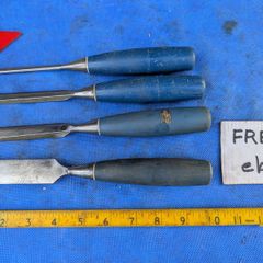 Four Stanley Chisels