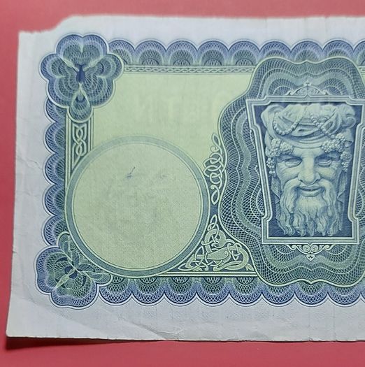 Irish 1973  Lavery Ten pound  banknote in  fine condition