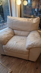 leather armchair