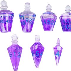 D&D Dice Set - Beholder's Gaze "Alchemist's Hoard" (Purple)