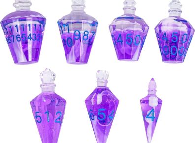 D&D Dice Set - Beholder's Gaze "Alchemist's Hoard" (Purple)