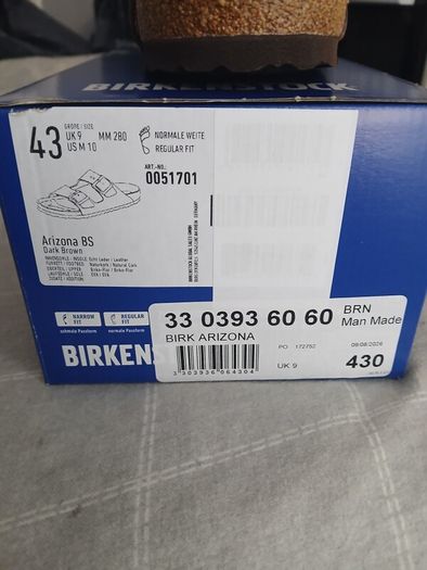 Birkenstock Arizona Sandals Brand New Size 9