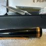 Pilot Falcon fountain pen, black resin, 14K soft medium nib Image 4