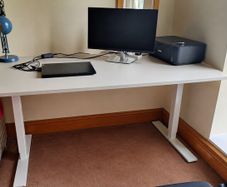 Large IKEA Adjustable-Height Desk