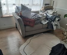 House hold textiles and mirror