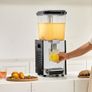 Commercial Beverage Dispenser, 18 L Juice Dispenser, 300W 304 Stainless Steel Food Grade Ice Tea Drink Machine Image 4
