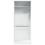 Wardrobe White 80x50x200 cm Image 3