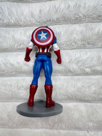 Captain America approx. 9 cm. Disney Super Hero Figure Marvel Cake Topper Used Please see photos