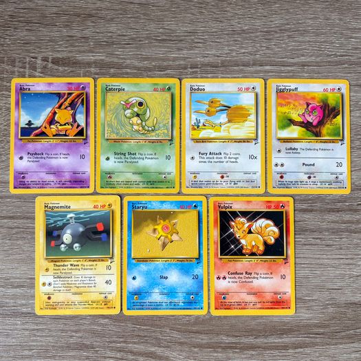 7x Base Set 2 Vintage WOTC Pokemon Cards Bundle Lot 2000