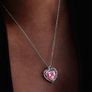 Pandora Halo Oversized Elevated Collier Heart Necklace Image 2