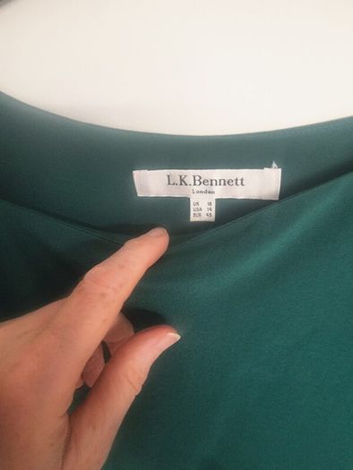 LK Bennett, Silk Top, Size UK 18