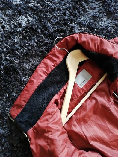 vero moda burgandy coat