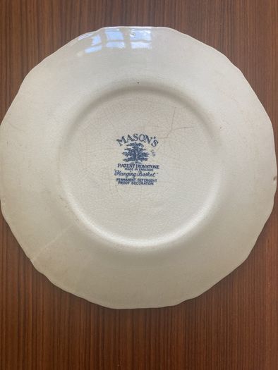Mason " Hanging Basket/Ascot in Oak" Vintage 25cm Plate