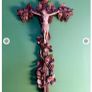 Antique Black Forest carved crucifix Image 5