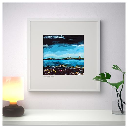 Dalkey Island, Dublin Limited Edition Framed Print by Helen Mathews