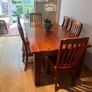 Dining room table + 6 high back chairs Image 3