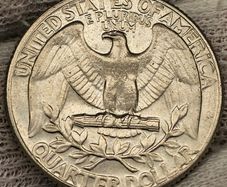 USA United States 1972 Quarter Mint Error Double Struck Reverse