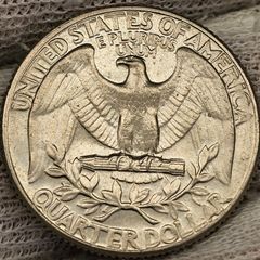 USA United States 1972 Quarter Mint Error Double Struck Reverse
