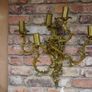 Pair of Rococo Gilt Light Wall Sconces Image 2