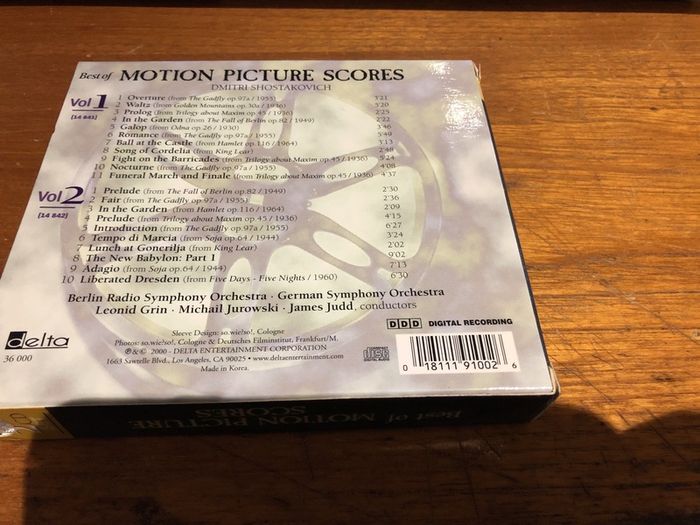 Dimitri Shostakovich- Best of Motion Picture Scores