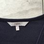 Ladies Navy short sleeved Top from Next. Size 8 Image 3
