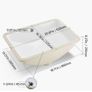 Undermount Bathroom Sink, 530 x 375 mm Rectangular White Ceramic Vessel Sink with Overflow Hole, Under Counter Drop in Modern Lavatory Vanity Bath Wash Bowl Basin, Rectangle for Small Space Image 7