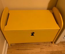 IKEA toy chest yellow